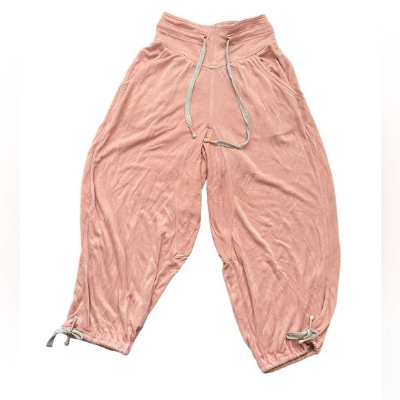 Free People Movement Joggers Ankle Tie, Harlem Drop Crotch Pants Size XS - Picture 2 of 13